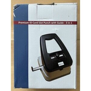 Bodno 3 In 1 Premium ID Card Slot Punch with Guide